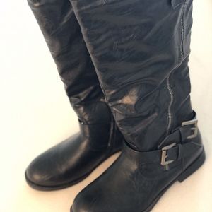 Black Right Below the Knee Boots Size 10